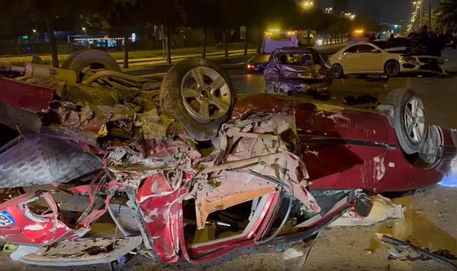 Kartal'da zincirleme kaza: 5 yaralı