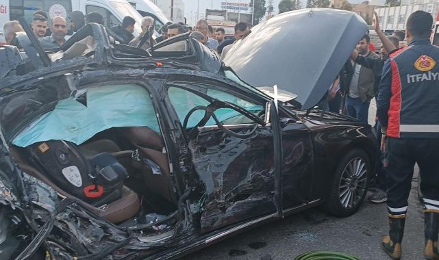 Mardin'de tır ile otomobil çarpıştı: 1 ölü, 4 yaralı