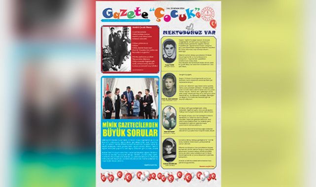 MEB'den 23 Nisan'a özel Gazete Çocuk