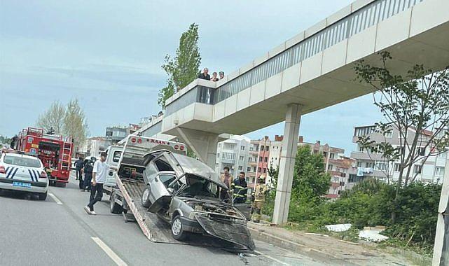Mudanya'da feci kaza