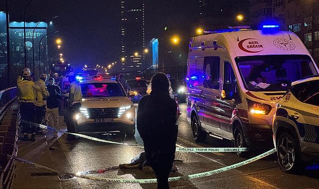 Şişli'de devrilen motosikletin sürücüsü hayatını kaybetti