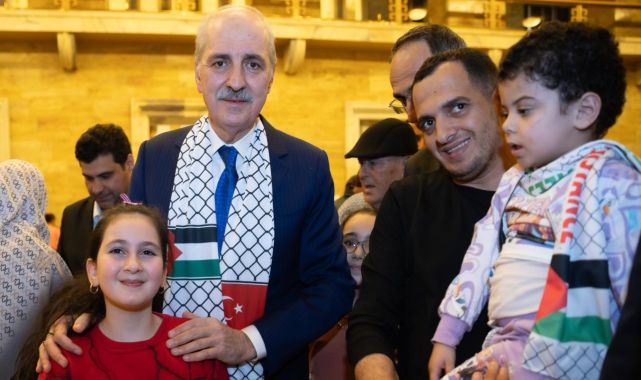 TBMM Başkanı Kurtulmuş Gazzelilerle iftarda bir araya geldi