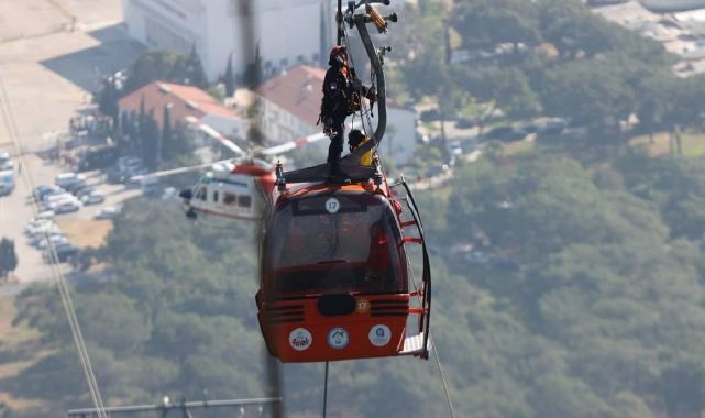 Teleferik kazasında kontrol odasında yaşananlar kamerada