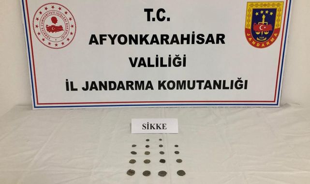 Üzerinden 18 sikke çıkan şüpheli gözaltına alındı