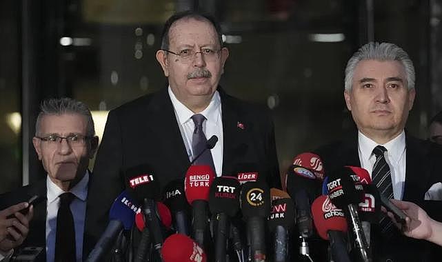 YSK Başkanı Yener açıkladı