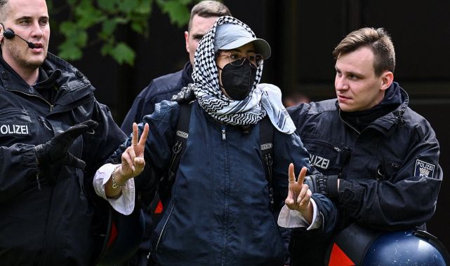 Almanya'da Filistin'e destek sloganına yasak