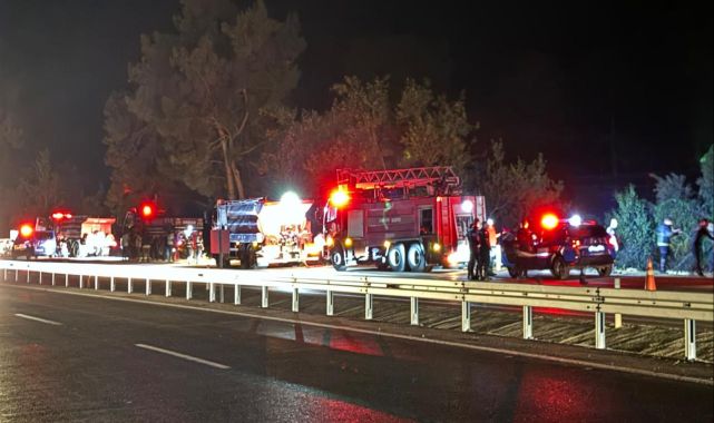 Antalya'da ormanlık alanda yangın