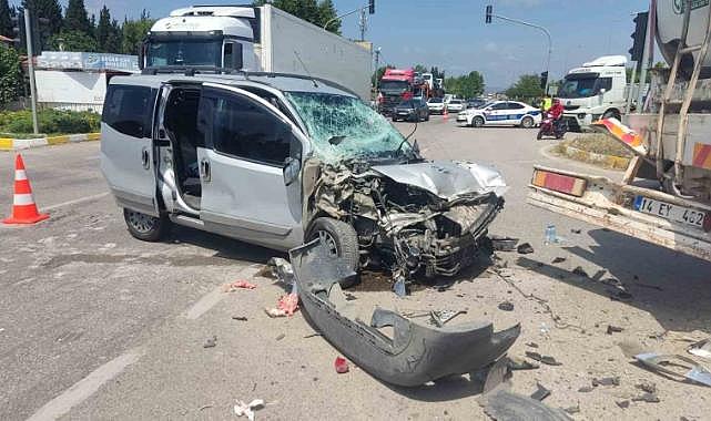 Bursa’da ışık ihlali kazaya sebep oldu