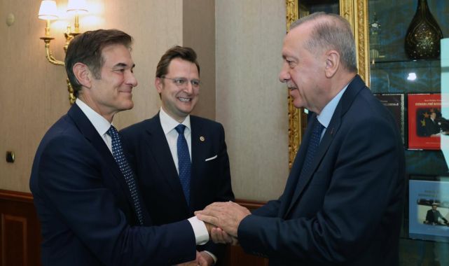 Cumhurbaşkanı Erdoğan, Mehmet Öz'ü kabul etti