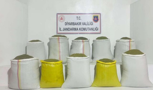 Diyarbakır'da 536 kilogram esrar ele geçirildi