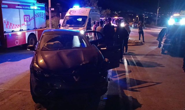 Kırıkkale'de iki otomobil çarpıştı: 5 yaralı