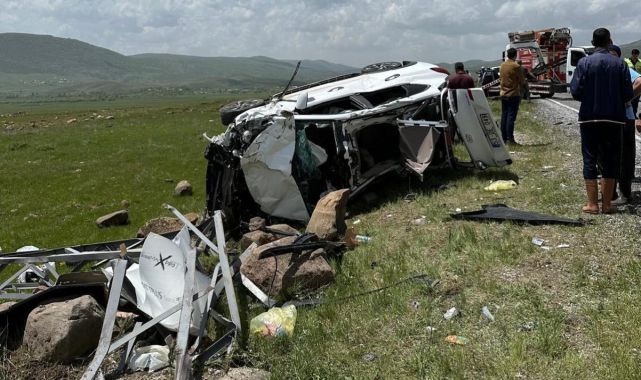 Muş'ta trafik kazası: 1 ölü, 4 yaralı