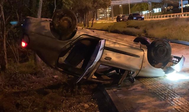 Ordu'da otomobil takla attı: 3 yaralı