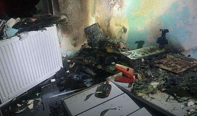 Orhaneli İlçe Tarım ve Bölge Müdürlüğü’nde çıkan yangın söndürüldü