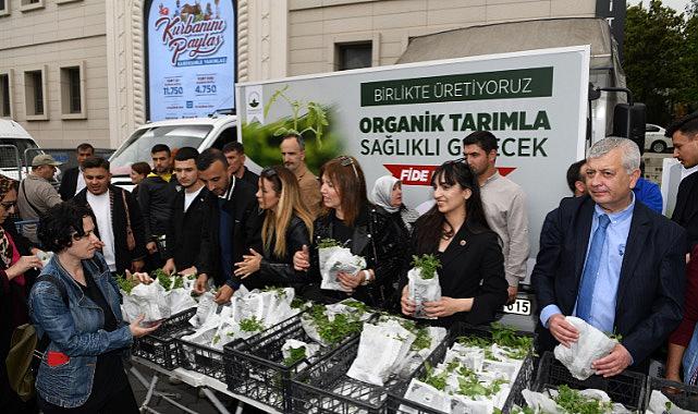 Osmangazi Belediyesi’nden vatandaşa 100 bin fide