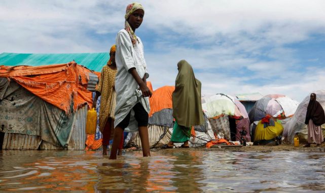 Somali'de şiddetli yağışlar nedeniyle en az 8 bin kişi evini terk etti