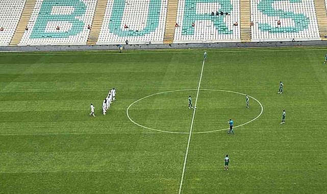 Vanspor FK oyuncularından Bursaspor maçında protesto
