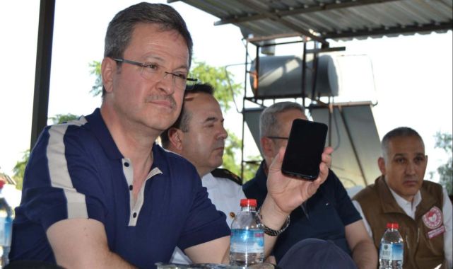 Bakan Yumaklı'dan Salihli'de yangından etkilenenlere geçmiş olsun telefonu