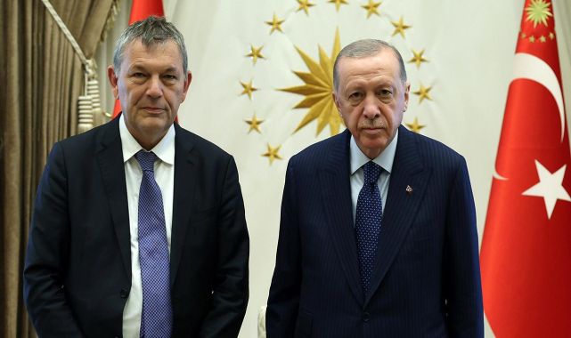 Cumhurbaşkanı Erdoğan, Lazzarini'yi kabul etti