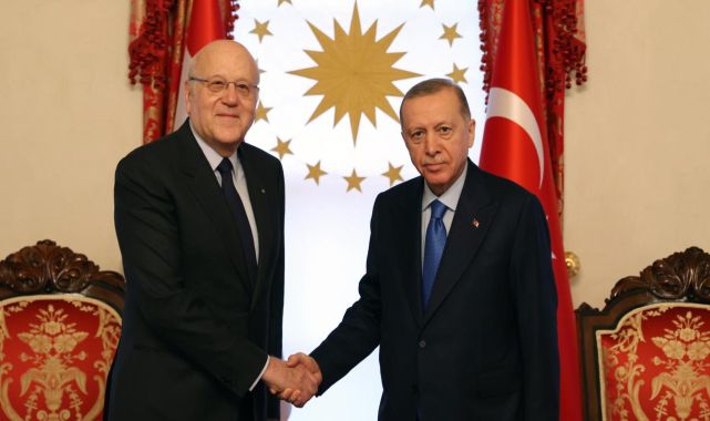 Cumhurbaşkanı Erdoğan, Lübnan Başbakanı Mikati ile görüştü