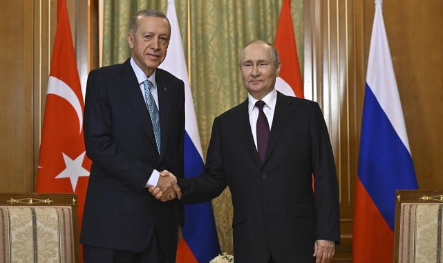 Cumhurbaşkanı Erdoğan Putin'le görüştü