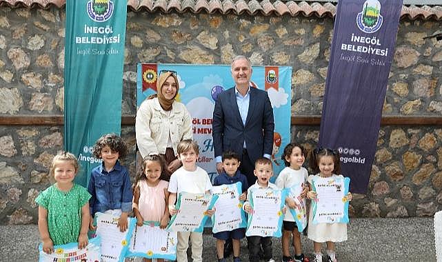 İnegöl Beşinci Mevsim Kreşinde Karne Heyecanı