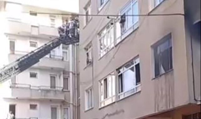 Kartal'da bir dairede tüp patladı