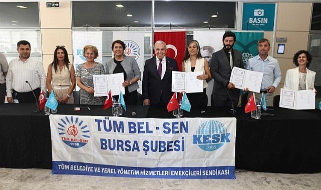 Nilüfer'de toplu iş sözleşmesi sevinci