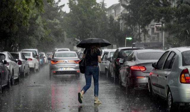 5 il için sarı kodlu uyarı: Kuvvetli yağışa dikkat