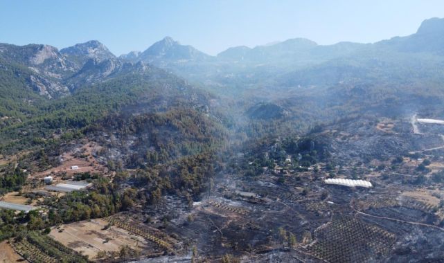 Antalya'da ormanlık alanda çıkan yangın kontrol altına alındı