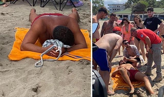 Boğulma tehlikesi geçirenleri kurtarmak istedi! Yardıma koşan cankurtarana jet ski çarptı