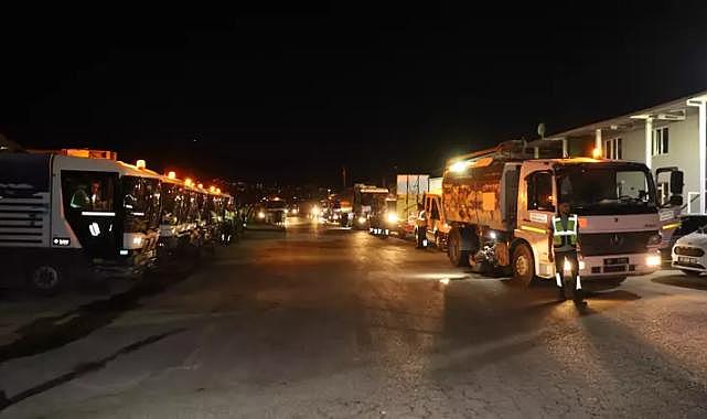 Bursa Büyükşehir Belediyesi'nden daha temiz bir Bursa için gece mesaisi