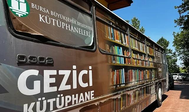 Bursa Büyükşehir Belediyesi'nden Gezici Kütüphane hizmeti