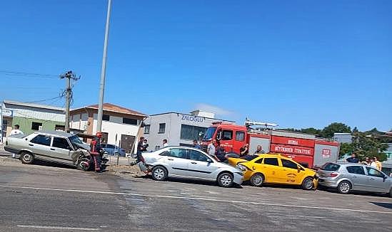 Bursa’da zincirleme kaza: 3 yaralı
