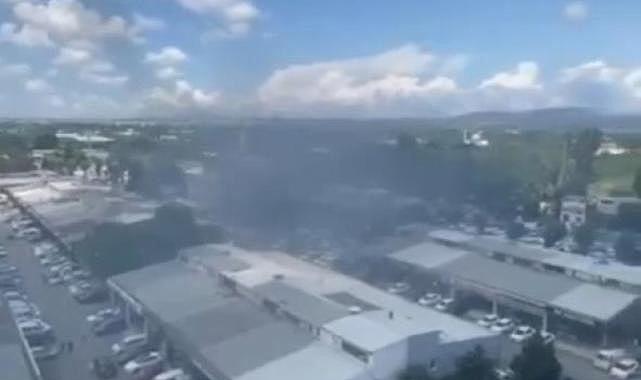 Bursa Otokoop'ta yangın