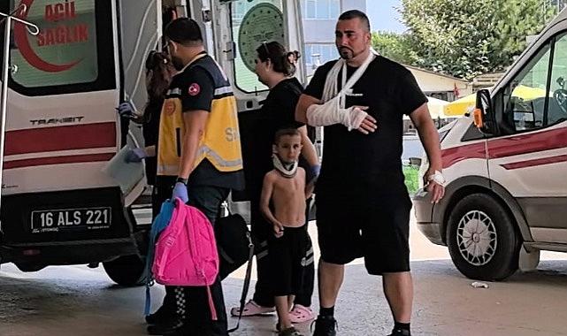 İnegöl’de koekutan kaza