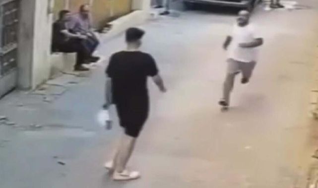 Polisten kaçan şüpheli, vatandaşın çelmesiyle yakalandı