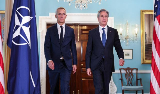 Stoltenberg ile Blinken Ukrayna'yı görüştü
