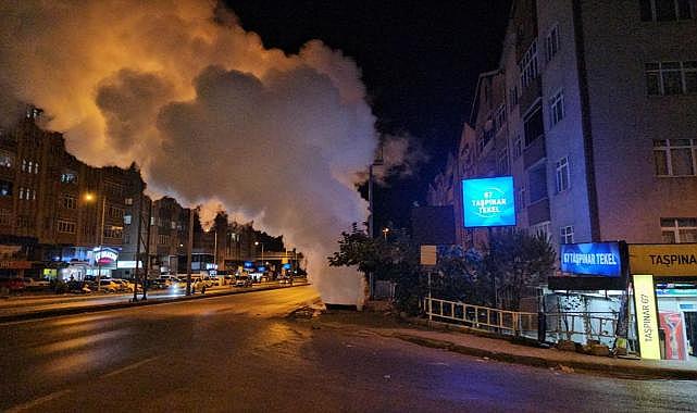 Zonguldak'ta patlama sesinin ardından menfezden duman yayıldı