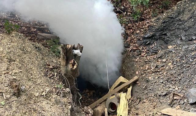 Zonguldak'ta ruhsatsız 6 maden ocağı imha edildi