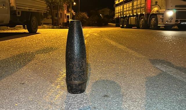 Bursa'da bir evde top mermisi bulundu