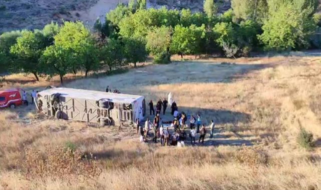 Malatya'da otobüs kazası: 26 yaralı