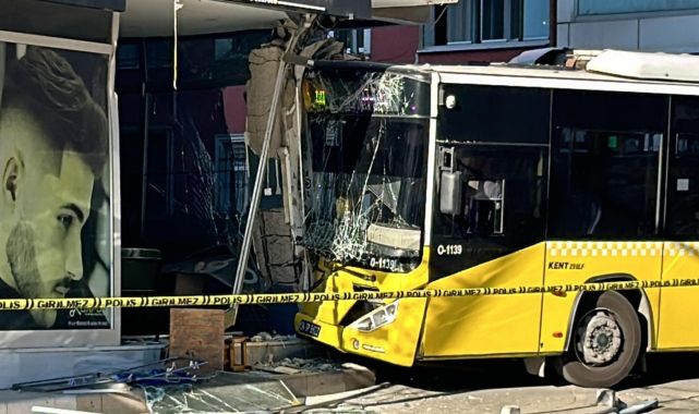 Pendik'te İETT otobüsünün çarptığı binanın yıkımına karar verildi