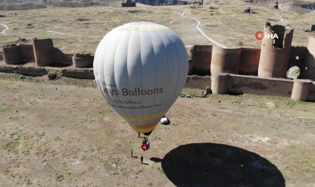 Tarihi Ani Ören Yerinde ilk kez balon uçuruldu