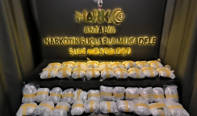 Antalya'da uyuşturucu operasyonunda 98 şüpheli yakalandı