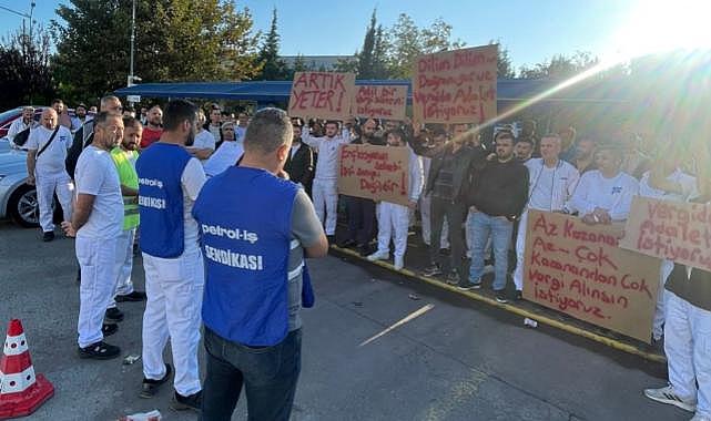 Bursa'da işçilerden eylem!