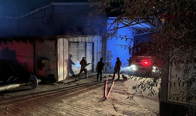 Bursa Kestel'de korkutan fabrika yangını