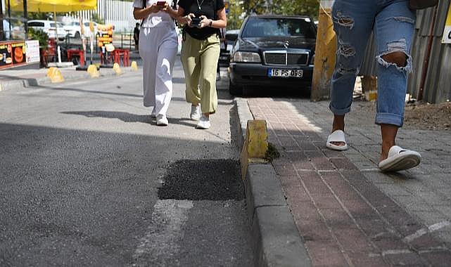 Osmangazi'deki o çukur onarıldı