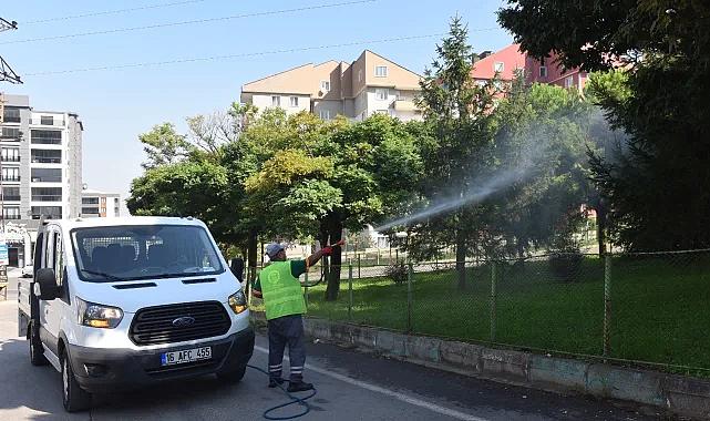 Yıldırım'da ilaçlama çalışmaları devam ediyor