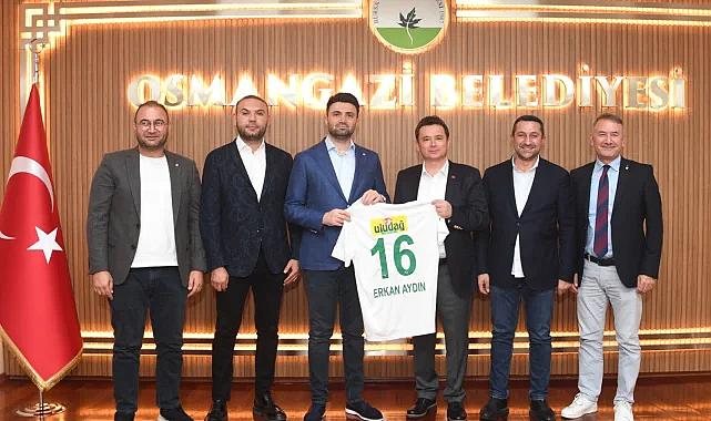 Başkan Aydın, Bursaspor yönetimini ağırladı